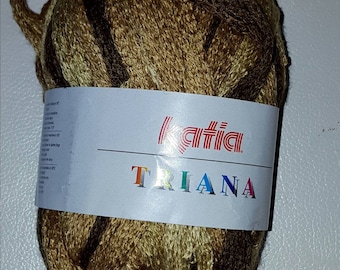 Ball of yarn KATIA TRIANA 100 g Brown/CARAMEL