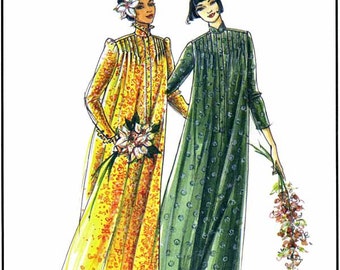 Traditional Hawaiian Muumuu With Front Tucks size S-2X Victoria Jones Sewing Pattern # 225