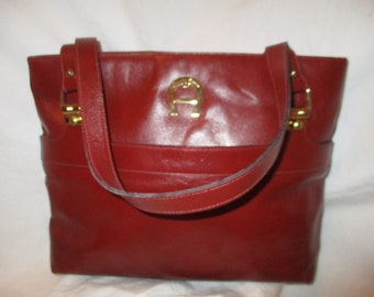 Etienne Aigner leather satchel/shoulder bag