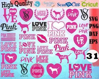 Download Love pink svg | Etsy