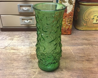 Vintage Vase EO Brody Green crinkle texture
