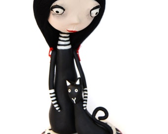 Goth Art Doll - Tim Burton Inspired - Made to Order