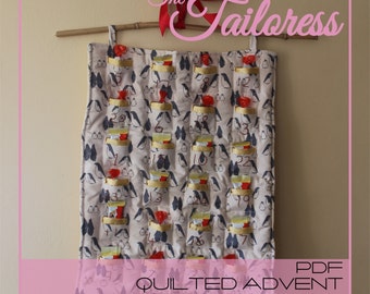 Advent Calendar PDF Sewing Pattern Calendar Pdf Sewing Patterns Advent Sewing Patterns Sewing Pattern Pdf Pattern Christmas Sewing Pattern