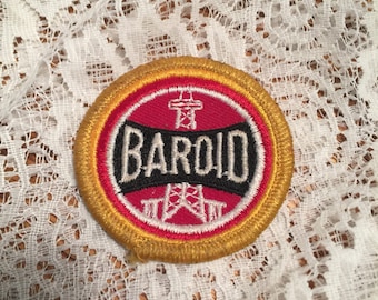 Baroid Oil Company Uniform Patch