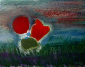 Moor in red balloon
