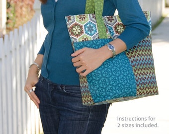 Stitch-along Tote PDF Sewing Pattern