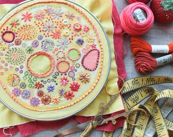 Sunshine Embroidery Sampler