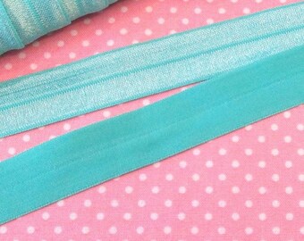 Elastic headband elastic turquoise