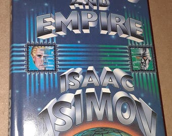 Robots and Empire by Isaac Asimov 1985 HC DJ VG+
