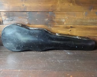 Antique French or English Violin String Musical Instrument Wooden Case Black circa 1900's / English Shop