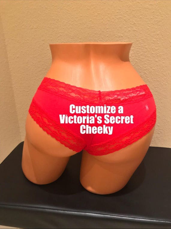 Customize a Victoria's Secret Red Cheeky * FAST SHIPPING *
