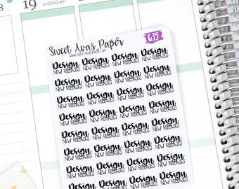 Shop Owner Stickers - Word Art Stickers - Lettering Stickers - New Release Stickers - Design Stickers - Fits Most Planners - 635