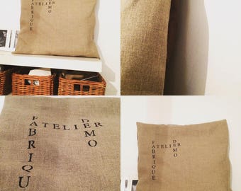 Natural beige linen Cushion cover
