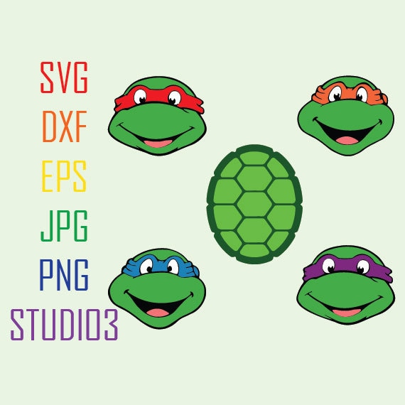 Download Teenage Mutant Ninja Turtles Svg Dxf Eps Studio 3 Png