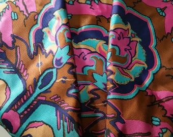 Inspiring Silk Scarf vintage turquoise