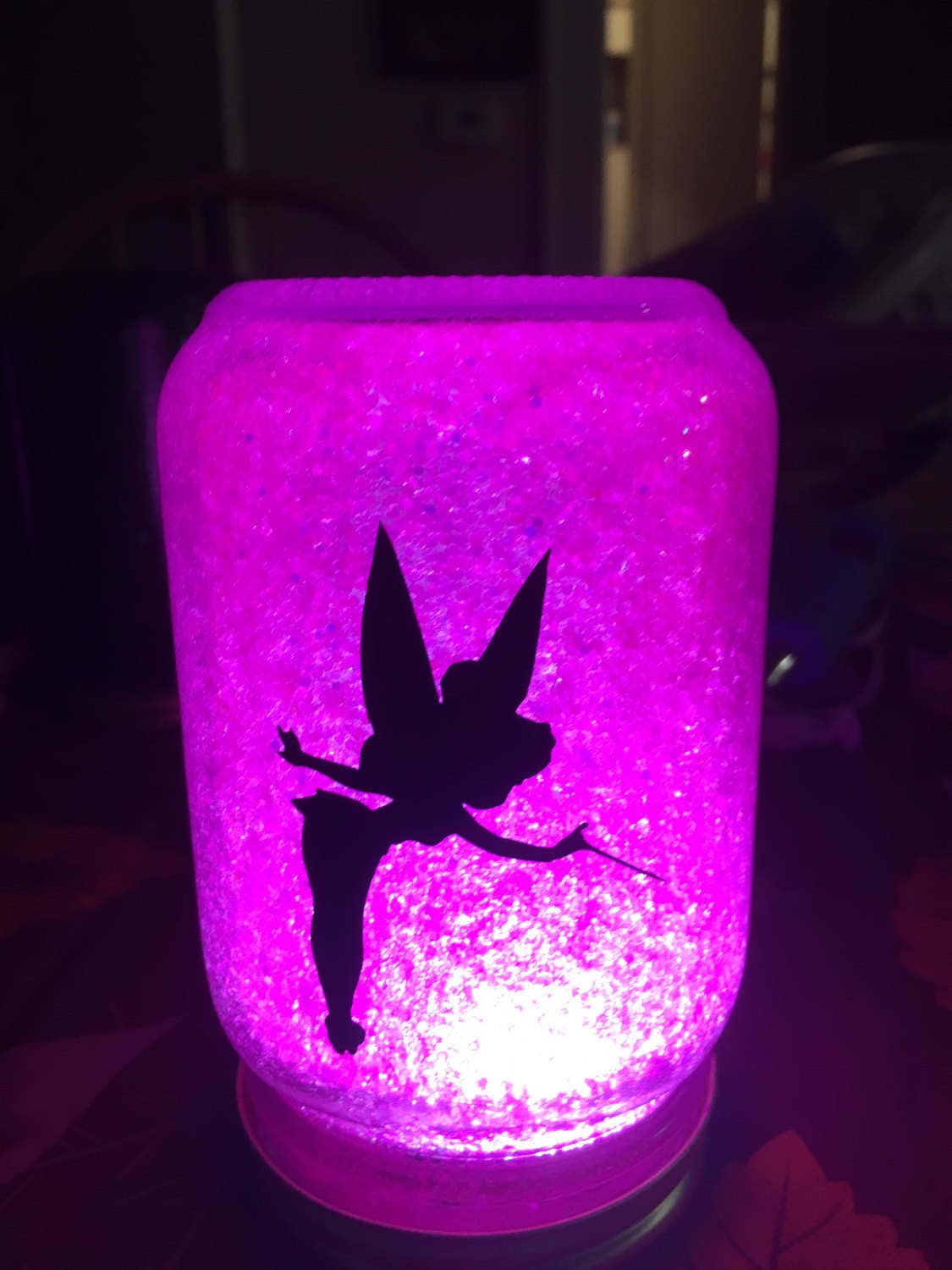 Fairy Night Light Tinkerbell Gift Fairy Gift Glitteres