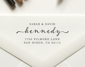 Stamp, Return Address Stamp, Custom Stamp, Personalized Stamp, Self Inking Stamp, Rubber Stamp, Save the Date Stamp - No. 89