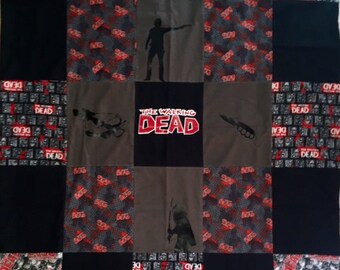 The Walking Dead quilt