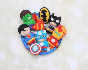 Avengers mobile crib mobile Marvel nursery super hero mobile baby felt mobile cot mobile Superhero mobile Marvel mobile superhero nursery