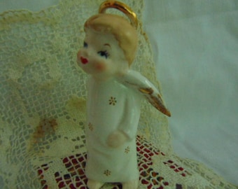 Angel, Kissing Angel, Ceramic Girl, Sling Shot, Funny Angel, Child Angel
