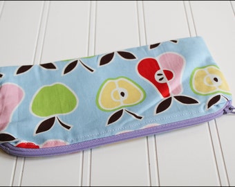 Apples and Pears Zipper Pouch