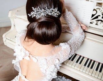 Crystal Bridal hair comb, Wedding hair comb, Bridal headpiece, Wedding headpiece, Bridal hair piece, Wedding hair piece, Bridal head piece