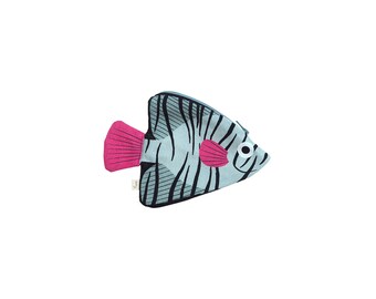 Green BATFISH (green filament)-purse or keychain fish