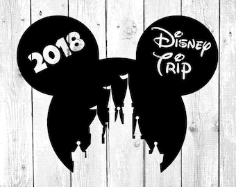 2018 Family Disney Trip svg, disney trip svg, disney trip clipart, mickey mouse svg, png, dxf, cut files for cricut and silhouette