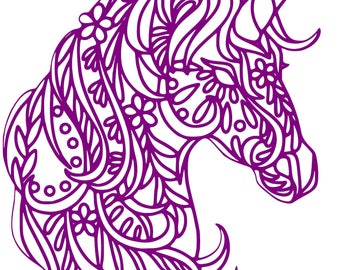 Download 42+ Unicorn Mandala Svg Free PNG Free SVG files | Silhouette and Cricut Cutting Files