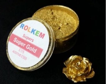 Gold Metallic Super Dust By Rolkem Gold Highlighter Dust DUS216