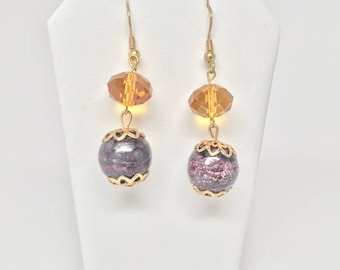 Beaded Gemstone Earrings