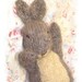 sleepy bunny rabbit PDF email toy knitting pattern