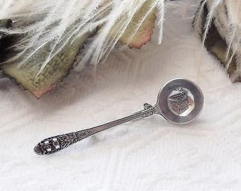 Vintage 1949 Crown Princess Fine Arts Sterling Silver Spoon Ladle Brooch Lapel Pin 4.5g