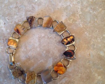 Vintage stone bracelet