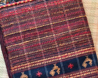 Handwoven Kala Cotton Natural Dyed Indigo Bhujodi Saree