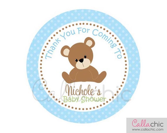 Teddy Bear 2 Party Circle PRINTABLE / PRINTED 2