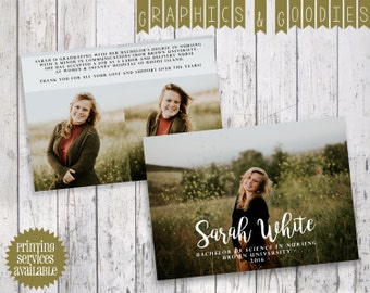 High School & College Graduation Announcement