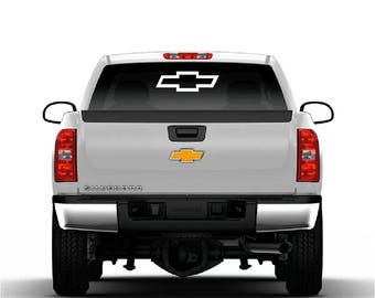 Chevrolet Bowtie Vinyl Decal Car Truck Window Large Chevy Logo Sticker