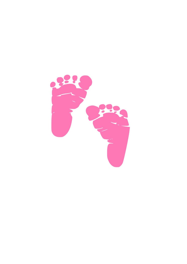 Baby Feet SVG cutting file for Cricut and Silhouette