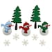 Have a Cool Yule Buttons - Jesse James Embellishments - Dress it up Buttons - Christmas Buttons - Snowman Buttons - Winter