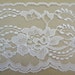 White Lace Trim Ribbon 4" inch wide Floral Lace Flower Design Sewing Lace Wedding Bridal Gift Wrap Gift Basket Home Decor Wreath WL064