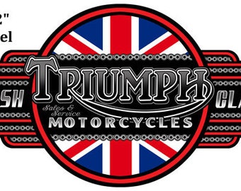 Triumph motorcycle | Etsy