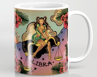 Zodiac Horoscope Tattoo Libra Mug