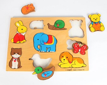 Vintage Jigsaw Puzzle-Fun animal puzzle