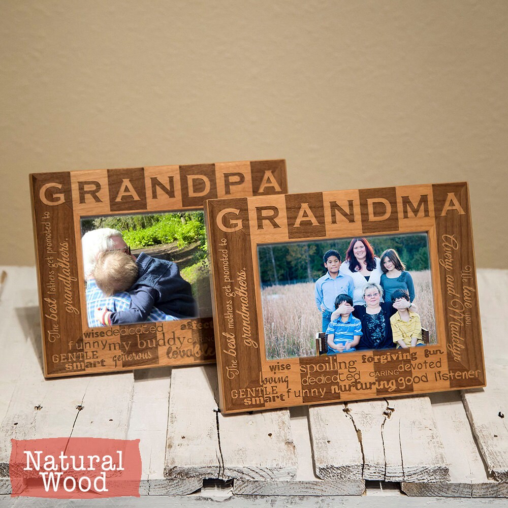 Grandparent Frame Personalized Grandma and Grandpa Gift