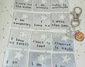Children's Advent Calendar, Kids Advent Calendar, Christmas Advent, Childrens Positive Affirmation Tokens, Happiness Tokens, Children's Gift