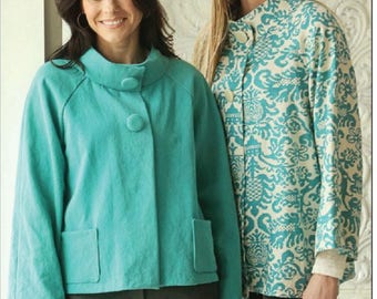 Indygo Junction Pattern Packs Crossroads Retro Raglan Jacket IJ982CR Sz S-XXL New Free Shipping