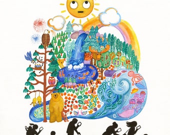 Summer! Print, 11x14