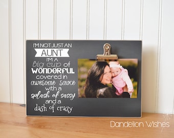 Birthday Gift For Aunt, Aunt Gift Frame {I'm Not Just An Aunt} Birthday Gift For Aunt, Auntie Gift, Aunt Picture Frame, Aunt Gift