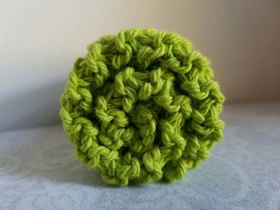Bright Green Cotton Dishcloth
